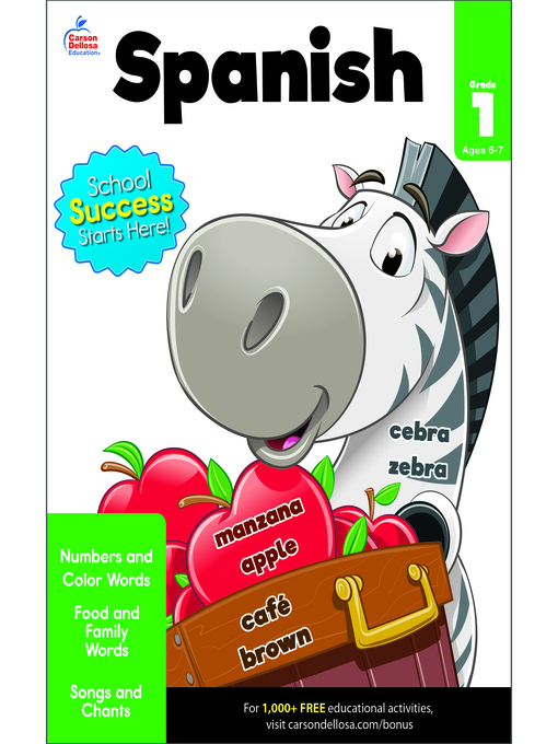 Cover image for Spanish, Grade 1